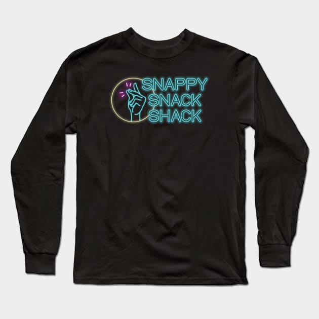 Snappy Snack Shack Long Sleeve T-Shirt by Totally Major